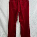 Krass&co Lauren Jeans  Ralph Lauren Red Velvet Flared Bootcut Vintage Y2K Jeans Size 8 Photo 4