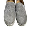 Jack Rogers  Ronnie Laser Cut Silver Slip On Sneaker Size 8 Photo 1