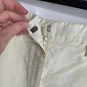 Golden Goose  Linen Cotton Blend Pants Womens Sz XS Pale Yellow Straight Leg Photo 6