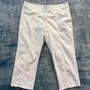 Cache  White Denim Capri Size 8 Photo 0