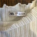 ZARA Mock Neck Cropped Sweater Photo 2