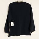 Studio Works  Women's Size Medium Navy Sweatshirt Photo 2