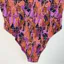 Victoria's Secret Victoria’s Secret One Piece Swim Suit Shirred Smocked Ruched Print Large New Photo 3