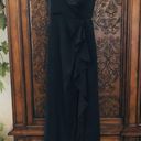 BCBGMAXAZRIA BCBG black strapless gown prom party cocktail dress Photo 0