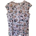 Rachel Zoe Womens Linen Pink Geometric Floral T Shirt Size S Photo 0