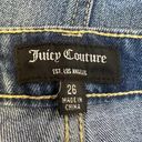 Juicy Couture  Flare Leg Let Down Hem Medium Wash Jean Size 26 New Photo 7