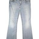 Silver Jeans  Aiko Western Glove Works Bootcut Flare Distressed Size 33/35 Photo 0