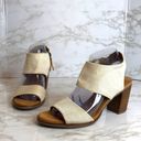 Toms  Majorca Cutout High Heeled Sandals Beige Natural Women Size 8.5 Photo 1