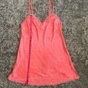 Victoria's Secret Victoria’s Secret Coral Satin and Lace Chemise Photo 8