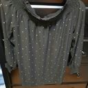 Carmen Marc Valvo CARMEN  Off Shoulder Blouse Size Small Photo 1