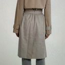 Avec Les Filles  Mixed Media Plaid Cotton Trench Coat Womens Size M Photo 1