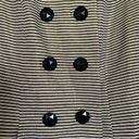 Banana Republic  Women's Gold & Black Striped Double Breasted Jacket Trench Coat Photo 2