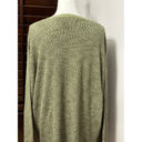 Treasure & Bond  Womens Pullover Sweater Green Long Sleeve Ribbed Plus 2XL New Photo 4