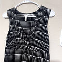 Soma  Dress sz M Black White Polka Dot Jersey Soft Stretch Sleeveless knee length Photo 1