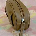 Quilted leather zipper belt pouch (NEW) Brown Photo 5