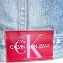 Calvin Klein  Colorblock Western-Style
Trucker Denim Jacket-Size L NWT Photo 3