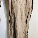 J.Jill  100% Linen High Rise Casual Trousers Camel size 16T Photo 5
