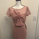 JS Collections Sheath Bow Front Illusion Dress NWT Photo 1