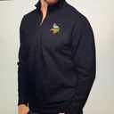 NFL Team Apparel Mens Vikings Apparel Quarter Zip Photo 1