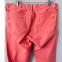 Gap  Pencil Cut Stretch Coral Pink Cropped Jeans Photo 4