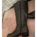 Ralph Lauren  Women's Black Riding Boots Size 6.5 Knee-High Zip Photo 10