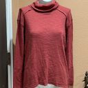 We The Free  orange cowl neck sweater top Photo 2