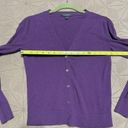 Banana Republic  Silk Cashmere Cardigan Sweater in Purple - Size Small Photo 6