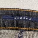 Hudson Jeans Hudson Sz 31 Carly Flap Straight Leg Mid Rise Denim Blue Jeans Stretch Dark Wash Photo 10