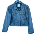 Cotton On  faded black denim jacket women's size 8 Photo 0