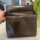 Gucci  Vintage Brown Leather Shoulder Bag Photo 8