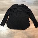 Vince  Black Sheer Button Up Blouse Size 2 NWOT Photo 9