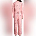 Wildfox  Pajama Set long sleeve button down top pants moon astrology pockets sun Photo 5