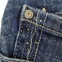 Lee  Slender Secret Blue Jeans Size 4 Medium Crystal Accents Lower On The Waist Photo 5