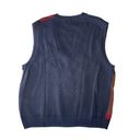 Woolrich  School Flag V-Neck Sweater Vest Medium Photo 4