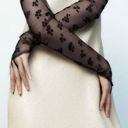 ZARA NWT  FINGERLESS LACE GLOVES Photo 1