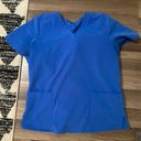 Royal Blue Mandala Scrubs Size M petite Photo 1