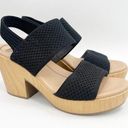 Dr. Scholls  Sandals Size 7 Shoes Becca Platform Strap Chunky Block Knit Modern Photo 0