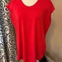 Athleta  Red oversized tank t-shirt size xs Photo 0