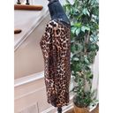 INC  Brown & Black Animal Print Round Neck Long Sleeves Casual Sweater Size Large Photo 4