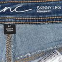 INC  BUTTON FLY SKINNY LEG REGULAR FIT LACE TRIM CROPPED JEANS SIZE 8P Photo 4