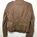 Bernardo  Faux Leather Zip Front Jacket Size Small Photo 7