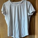 Zyia  White Split Mesh Back Short Sleeve Athletic Shirt Size XL Photo 0