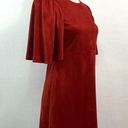 ZARA  Trafaluc Red Suede Boxy Mini Dress size XS Photo 5