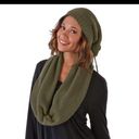 Sociology  Brown Drawstring Hat &Infinity Scarf Set Photo 4