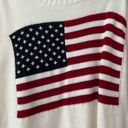 American Flag Sweater White Photo 2