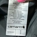 Carhartt  Navy Blue Full Zip Winter Coat Hoodie Medium Photo 4