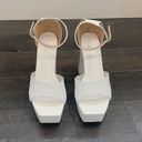 White Heels Size 7.5 Photo 1