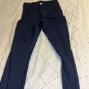 Lululemon Navy Blue Mesh Leggings Photo 2