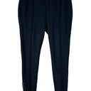 Lands'End  Small (6-8) Ponte Legging Pants Ankle Zip Mid-Rise Stretch Black Photo 0