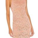 We Are HAH Size XS Tight Squeeze Bodycon Mini Dress Copper Rose Lace Lined NEW Photo 0